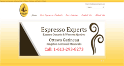 Desktop Screenshot of espressoexperts.com